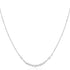 Silver Arc Pavé Necklace